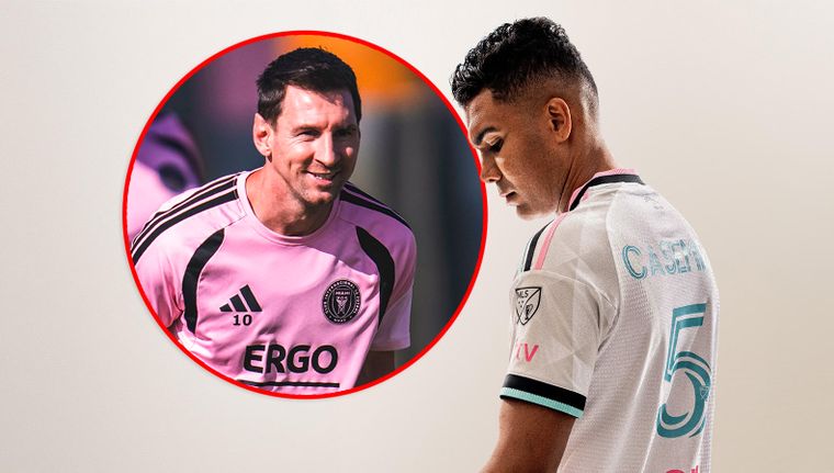 Casemiro se deshizo en elogios para Messi.