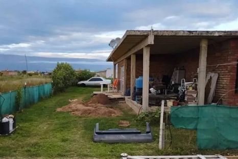Jorge Gaguini confesó haber sepultado a Blanca Provenza, de 90 años, hace un año en el patio de su casa en Santa Rosa de Lonlara, provincia de San Luis. Foto: RA / Infomerlo