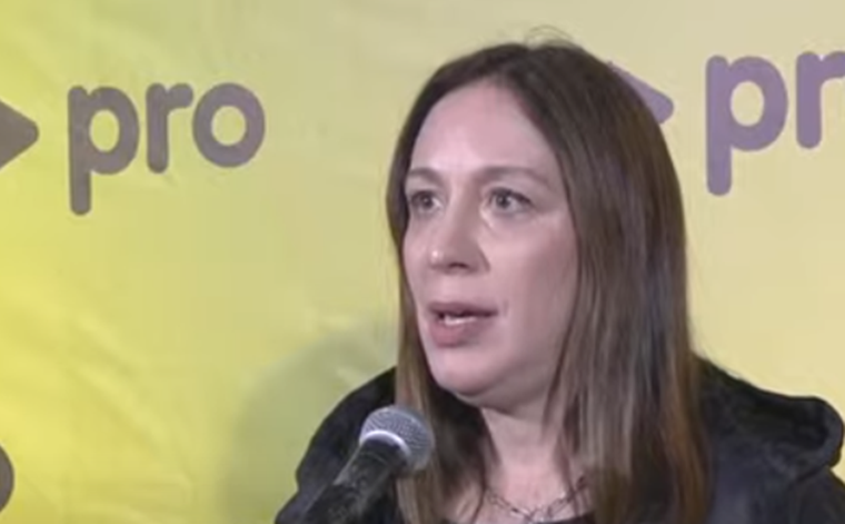 Vidal habló después de la derrota electoral del PRO. Foto: Captura de pantalla