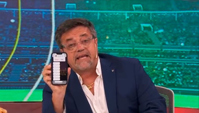 Ricardo Caruso Lombardi denunció en vivo que fue amenazado.