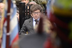 Javier Milei asistió al acto oficial por Malvinas Foto: Juan Mateo Aberastain/MDZ