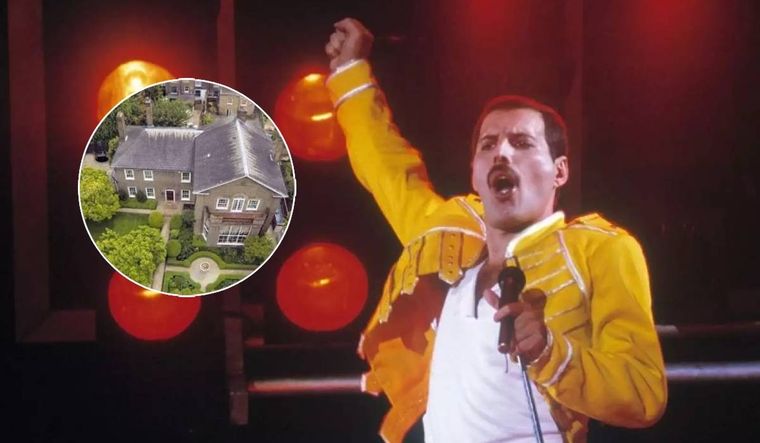 Freddie Mercury vivió sus últimos años en Garden Lodge, su mansión de Londres.