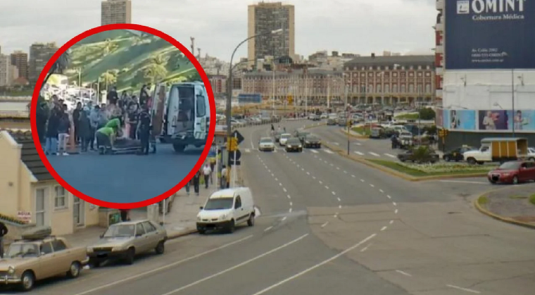 El accidente Foto: NA