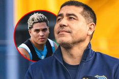 Riquelme y su elogio a Juanfer Quintero. Foto: MDZ Riquelme y su elogio a Juanfer Quintero. Foto: MDZ