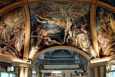 Los murales de las Galerías Pacífico. Foto: Gentileza Los murales de las Galerías Pacífico. Foto: Gentileza