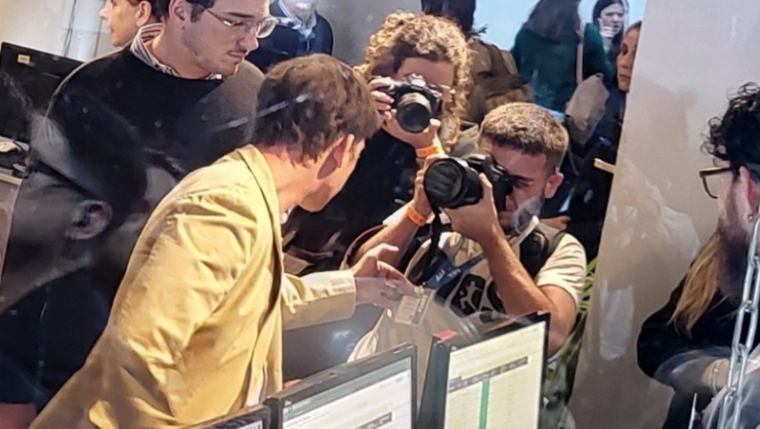 Santiago Caputo, otra vez en el ojo de la tormenta. Foto: Captura de video