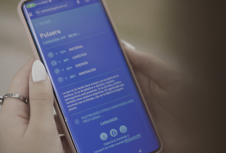 La Conexión YPF, la plataforma que escanea objetos. La Conexión YPF, la plataforma que escanea objetos.