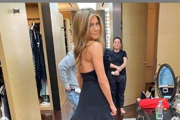 Jennifer Aniston, en su casa de Bel Air.