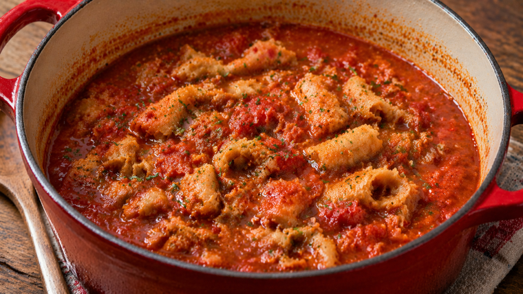 Receta deliciosa de mondongo a la italiana Receta deliciosa de mondongo a la italiana