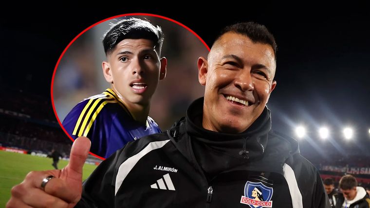 Alirón habló sobre los primeros pasos de Palacios en Boca. Foto: @ColoColo y Fotobaires