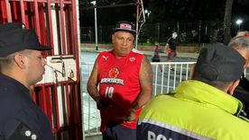 Fuerte cachetazo para el jefe de la barra de Independiente Fuerte cachetazo para el jefe de la barra de Independiente