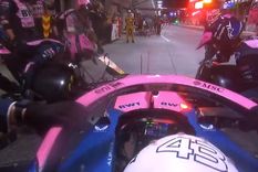 Franco Colapinto volvió a sufrir una parada lenta de Alpine.