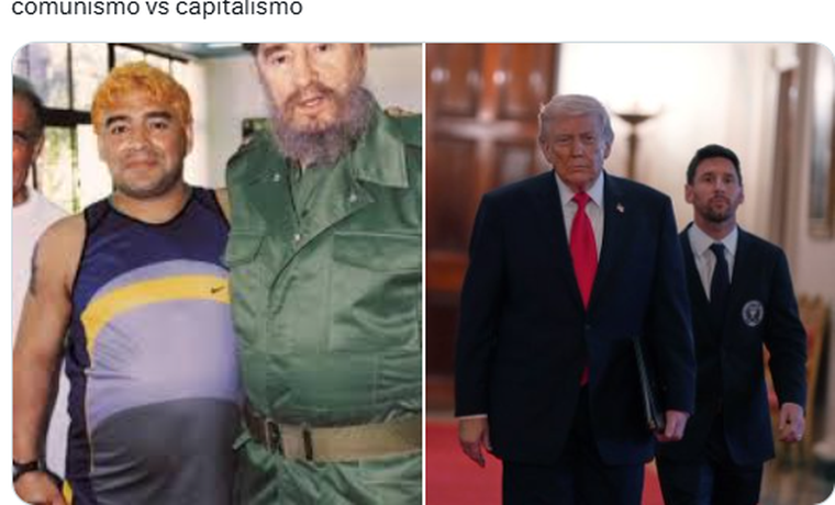 La comparación entre Diego Armando Maradona y Lionel Messi por sus encuentros con presidentes. La comparación entre Diego Armando Maradona y Lionel Messi por sus encuentros con presidentes.