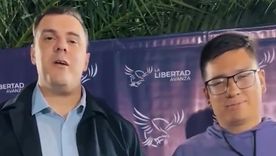 El Gorgo Dan junto a Pablo López.