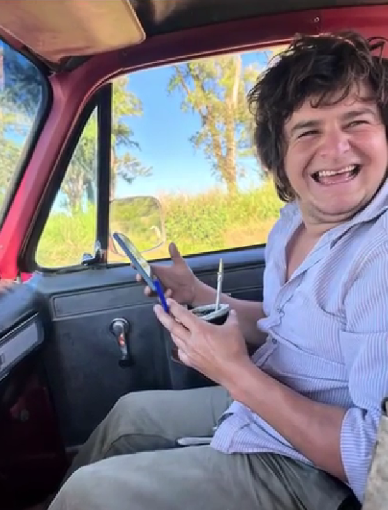 El doble entrerriano de Javier Milei que se hizo viral en TikTok.