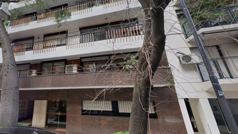 El edificio donde encontraron al economista Juan Pablo Giménez en Palermo