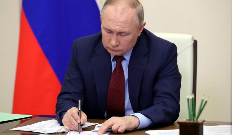 Vladimir Putin, el enemigo número uno de Ucrania. Foto: EFE