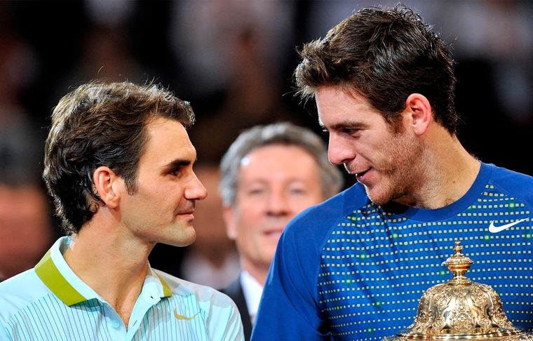 Del Potro - Federer El divertido comentario de Del Potro a Ginóbili sobre Federer.