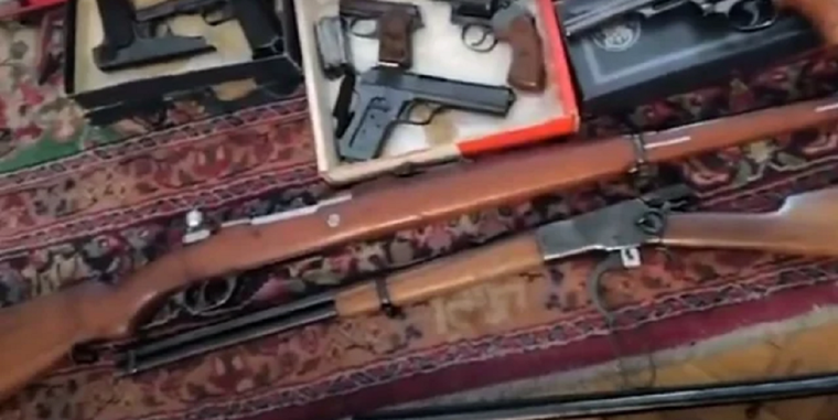 Parte del arsenal. Foto: NA