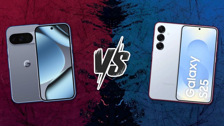Duelo 2025: Google Pixel 10 y Samsung Galaxy S25, dos caminos al tope de Android.