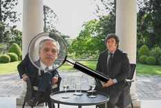 La IA analizó los gestos de Javier Milei y Alberto Fernández. Foto: Foto original: prensa presidencia La IA analizó los gestos de Javier Milei y Alberto Fernández. Foto: Foto original: prensa presidencia