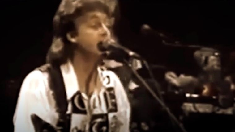 Concierto de Paul Mc Cartney en River (11 de diciembre de 1993) Foto: Telefe
