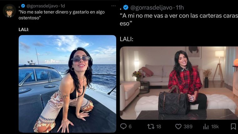 Las críticas hacia Lali. Créditos: X Las críticas hacia Lali. Créditos: X