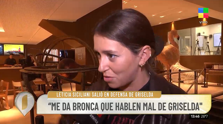 Leticia Siciliani fue contundente. Leticia Siciliani fue contundente. 