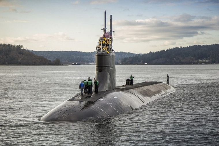 El USS Connecticut Foto: US Navy