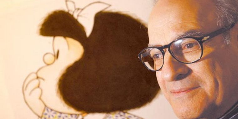 Quino durante su histórica visita a los estudios de animación experimentó por primera vez con el dibujo digital. Quino durante su histórica visita a los estudios de animación experimentó por primera vez con el dibujo digital.