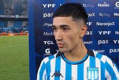 Santiago Solari, el autor del segundo tanto de Racing. Foto: Captura Santiago Solari, el autor del segundo tanto de Racing. Foto: Captura