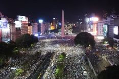 Este domingo 19 de diciembre de 2022 la felicidad volvió a llenar las calles argentinas de color. Foto: Telam