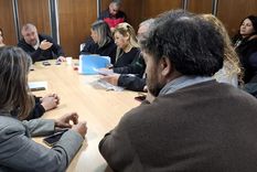 ATE Mendoza en paritarias con el Gobierno Provincial.