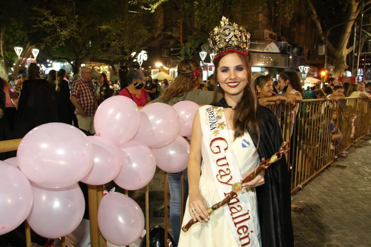 Julieta Lonigro insiste en que es la legítima reina de Guaymallén. Foto: Maximiliano Ríos