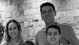 El funcionario Thales Machado junto a su familia.&nbsp;