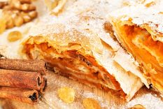 StrudeLcalabaza queso Strudel de calabaza y queso fundido Foto: Homemade Recipes from Scratch