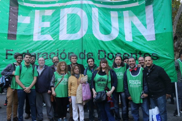 dirigentes de la Federación de Docentes de las Universidades (Fedun) analizaron hoy las posibilidades de incrementar el presupuesto del sector en 2022