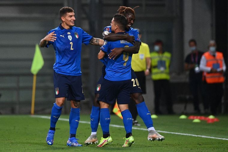 Italia goleó 5 a 0 a Lituania. Foto: @Azzurri