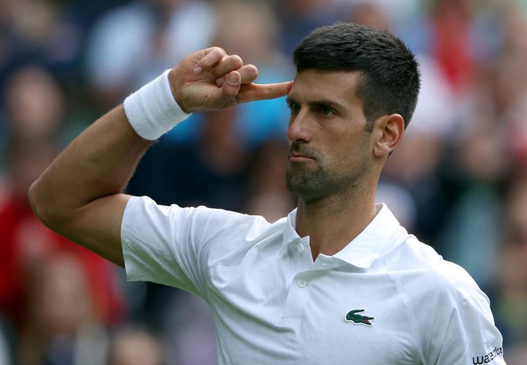 Djokovic y una sorpresiva frase de un posible rival en Wimbledon Foto: EFE
