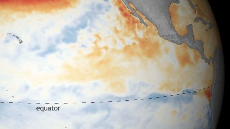 Los expertos han detectado una disminución de la temperatura en el Pacífico. Foto: NOAA