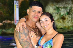 Marcos Rojo y su novia en Punta Cana. Foto: Instagram Marcos Rojo y su novia en Punta Cana. Foto: Instagram