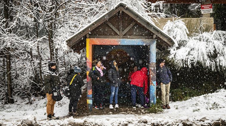Diversas zonas cordilleranas de la Patagonia estpan bajo alertas por lluvias intensas y nieve, según el SMN.