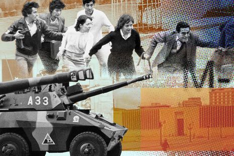 Algunos rehenes lograron salir del Palacio antes de recrudecerse la operación de retoma del Ejército.