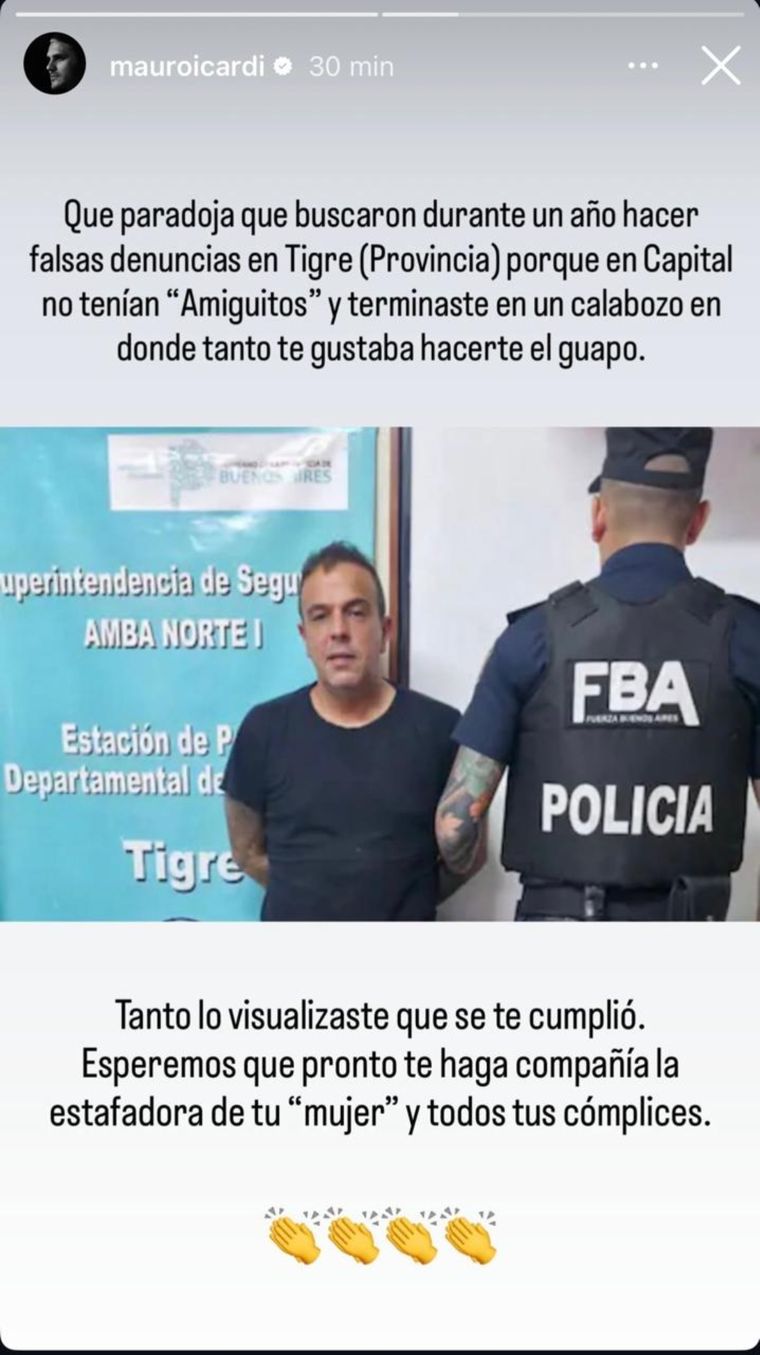 Icardi fulminó al abogado. Icardi fulminó al abogado.