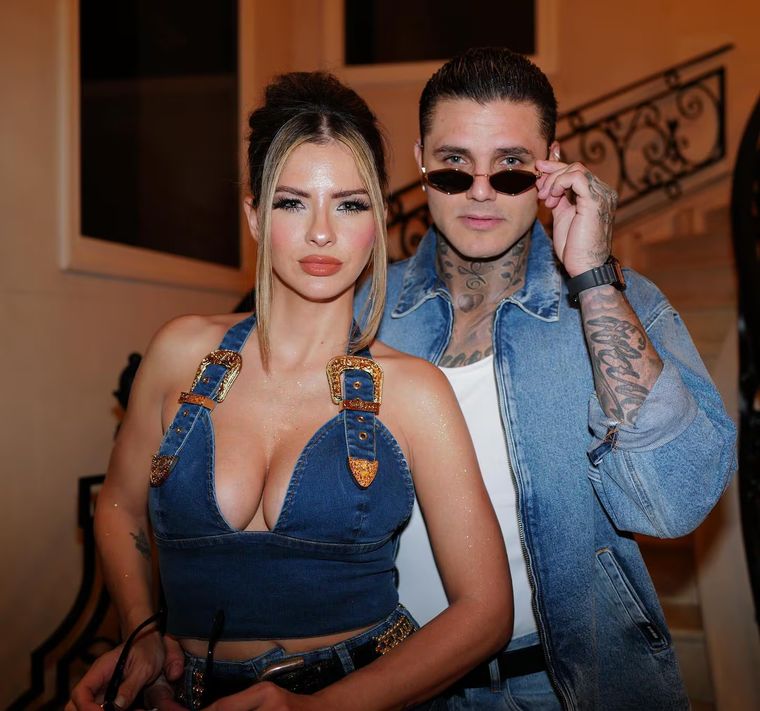 China Suárez y Mauro Icardi: otro palito para Wanda Nara.