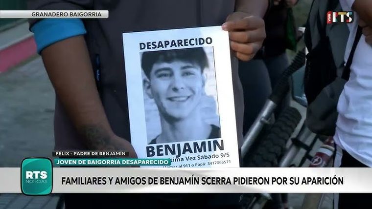Benjamín Scerra tenía 19 años y estaba desaparecido desde el 8 de mayo en Santa Fe. Benjamín Scerra tenía 19 años y estaba desaparecido desde el 8 de mayo en Santa Fe.