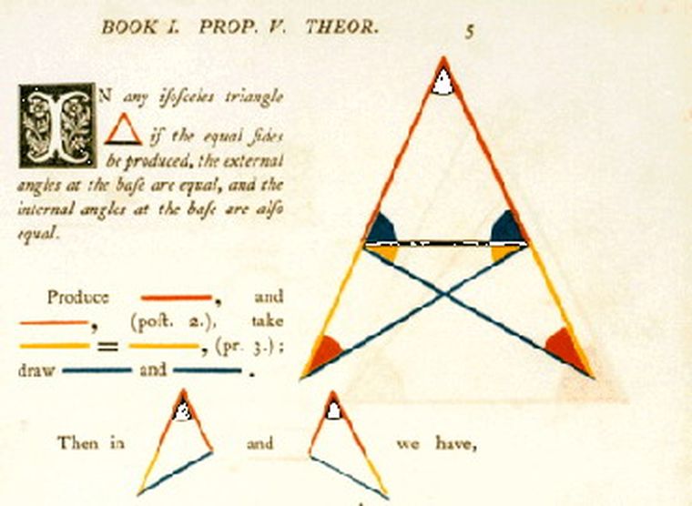 Una de las páginas del extraño libro. Foto: euclides.org