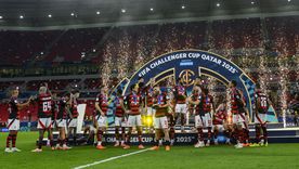 Flamengo levantó la Copa Challenger tras vencer a Pyramids FC en Qatar: se medirá ante PSG en la final Intercontinental. Flamengo levantó la Copa Challenger tras vencer a Pyramids FC en Qatar: se medirá ante PSG en la final Intercontinental.