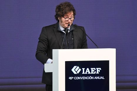 Javier Milei volverá nuevamente al IAEF. Javier Milei volverá nuevamente al IAEF.