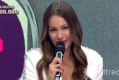 La modelo se despidió de Los 8 Escalones. / Captura TV